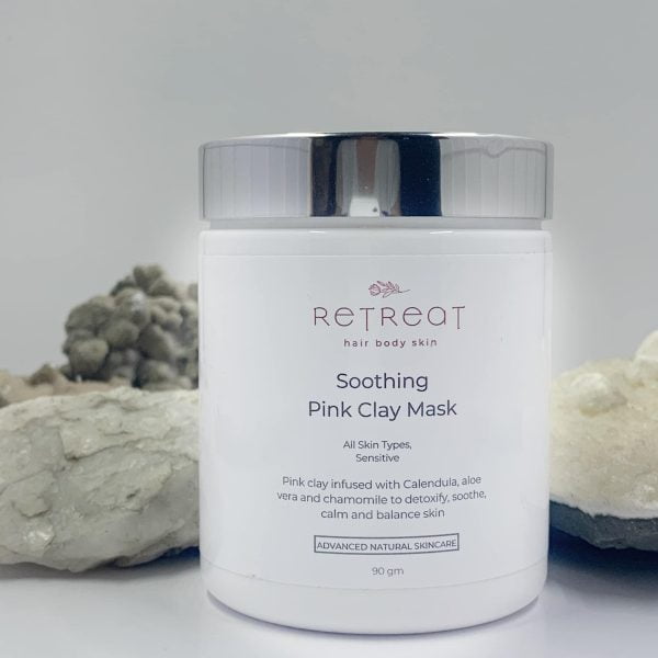 skin soothing pink clay mask