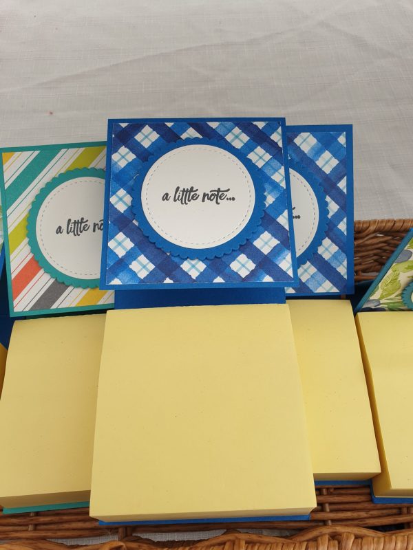 Assorted patterns post it note holders