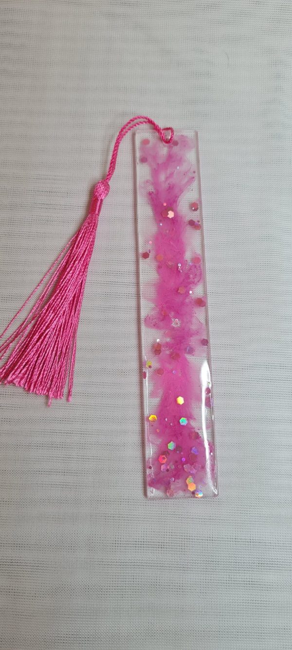 Bookmark - Pink Glitter