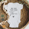 Pregnancy Announcement Onesie - 'And Then There Were Three'