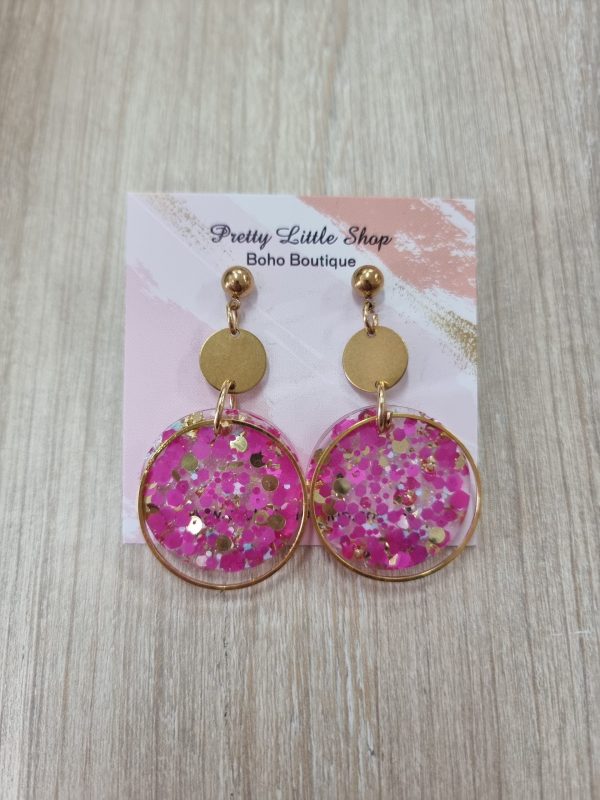 Handmade Earrings - ROUND CHARMS