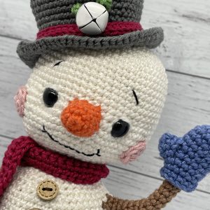 Snowman in Grey Hat