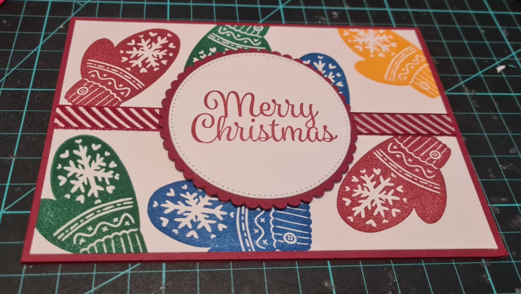 Christmas Mittens Card