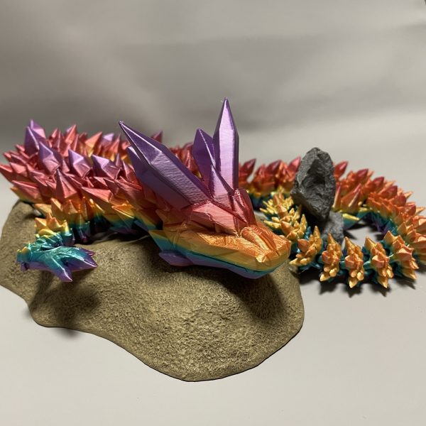 Long Crystal Flexi Dragon