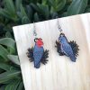 Gang Gang Wooden Earrings