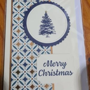 Vanilla & Blue Christmas Tree