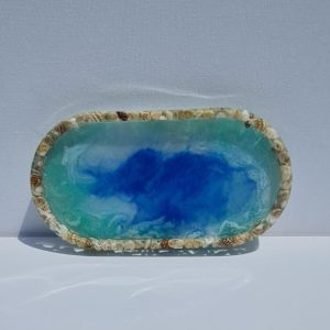 Resin Trinket Tray - Beach