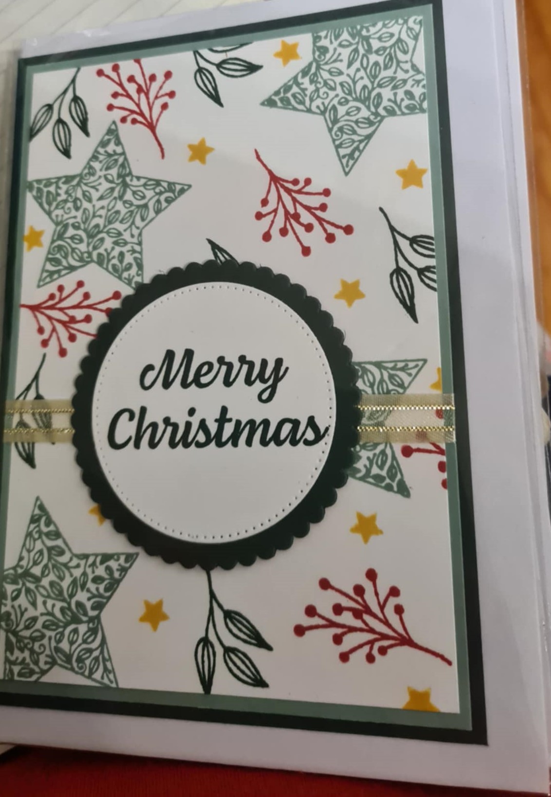 Stars Christmas Card