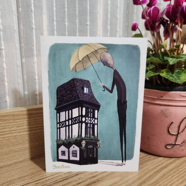 Illustrated Card – Hotel Charm