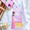 Double Sided Bookmark (Summer Strawberries and Pastel Sunset)