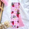 Double Sided Bookmark (Summer Strawberries and Pastel Sunset)