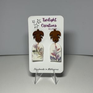 Polymer clay earrings
