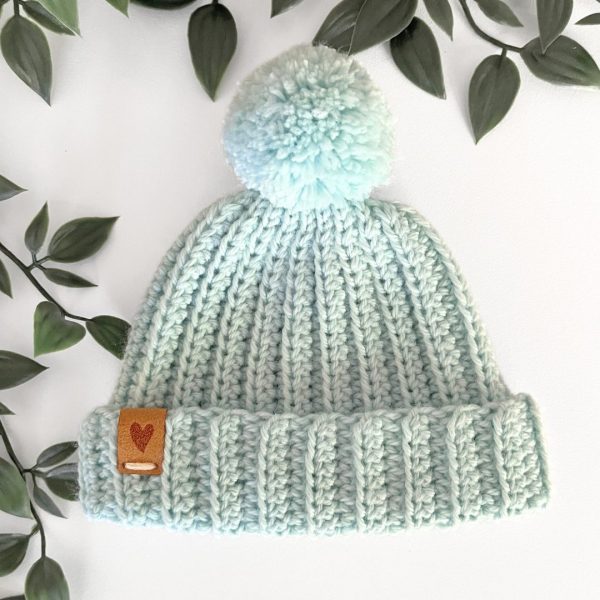 Pale Blue Baby Beanie