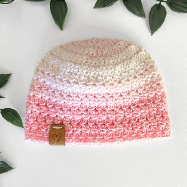 Pink Fade Baby Beanie