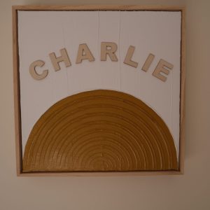 Personalised name canvas
