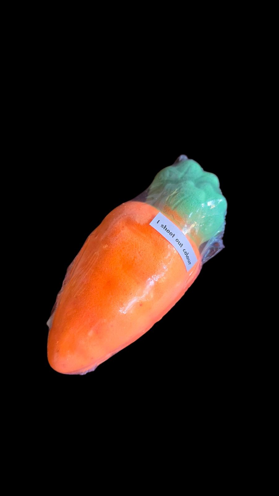CArrot bath bomb