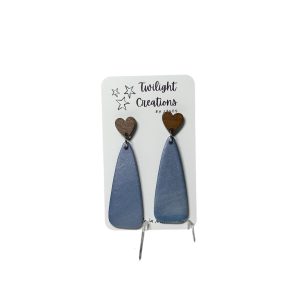 Polymer clay dangle earrings