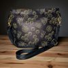 Handmade Bee print crossbody bag