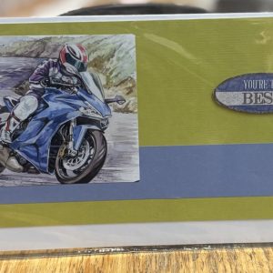 You're the best blue bike card