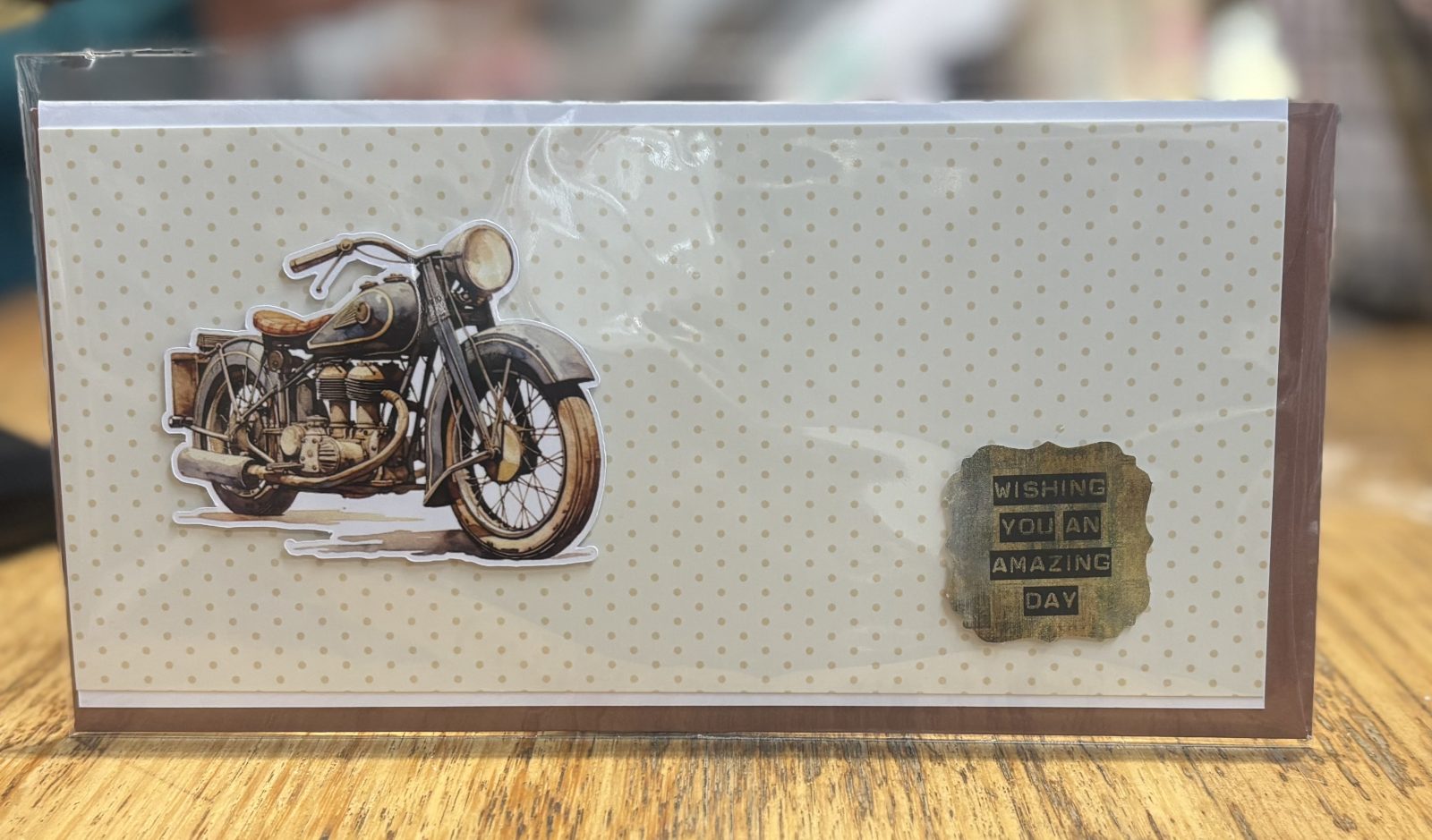 wishing an amazing day-bike