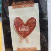 True love red heart card