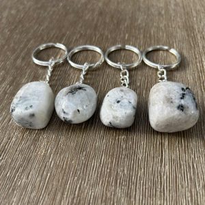 Moonstone keyring