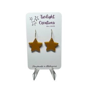 Polymer clay Christmas earrings