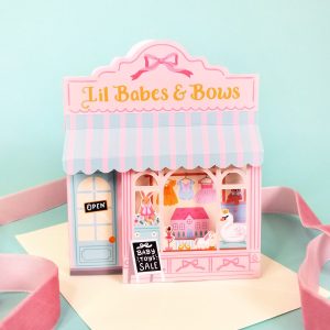 Babes and Bows 3D Card