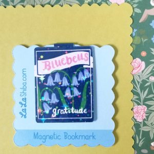 Blue Bells Magnetic Bookmark