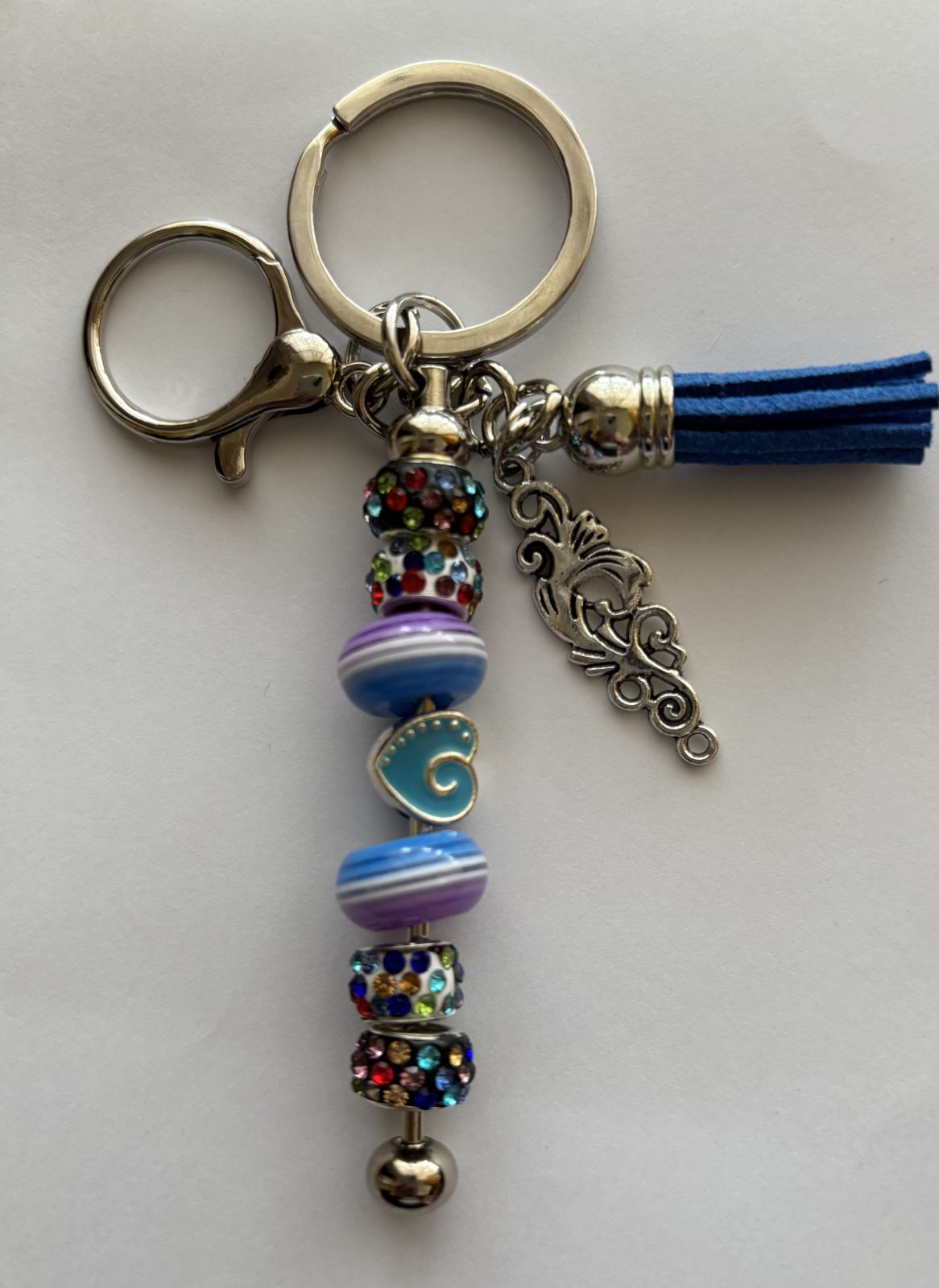 key ring - blue