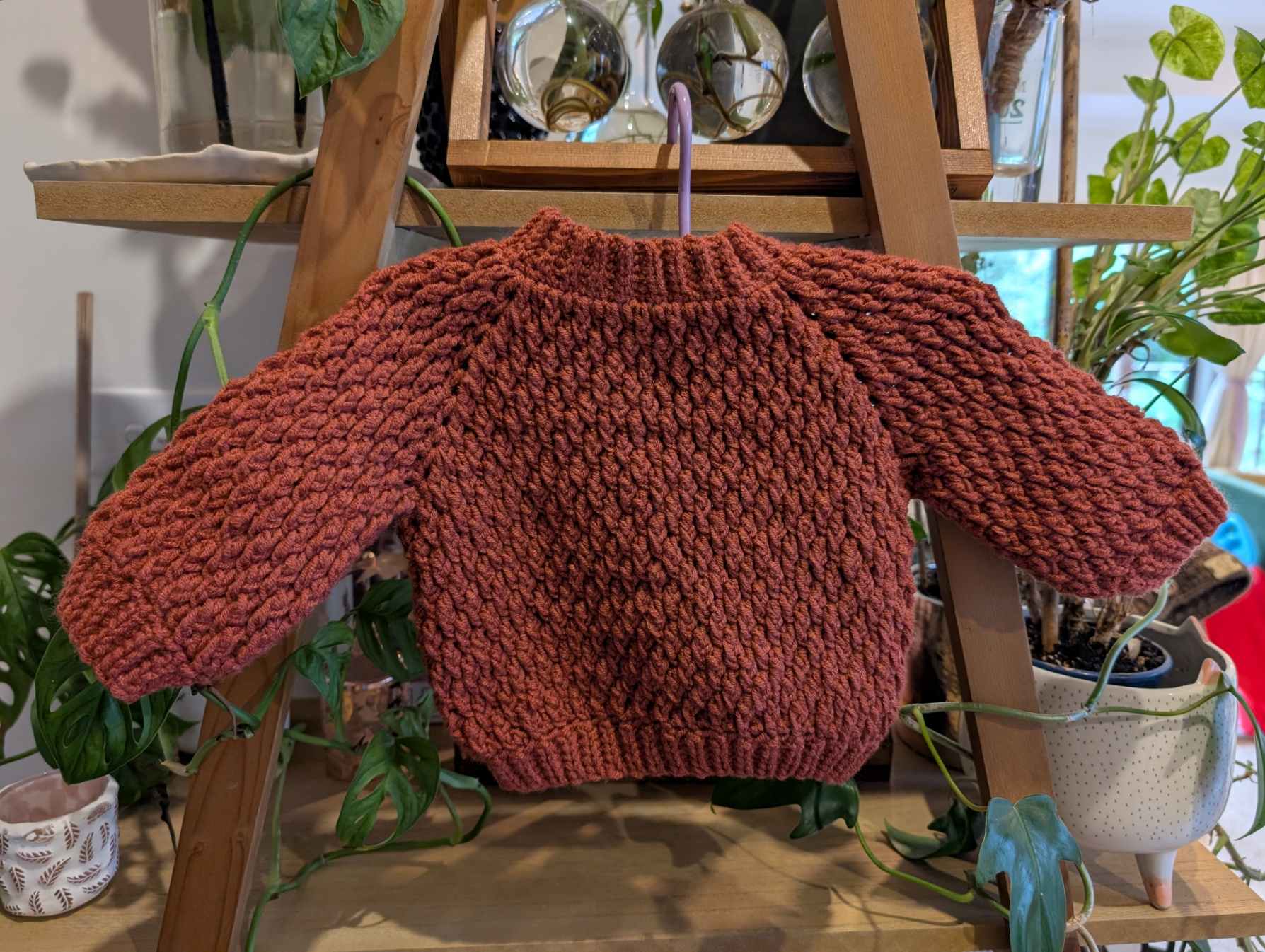 Alpine Christmas Jumper 6-12 months Red Tree