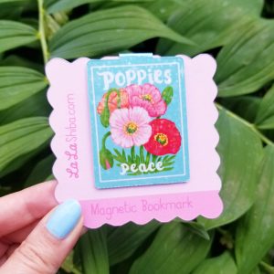Poppy Magnetic Bookmark