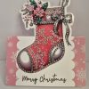 xmas stocking Christmas card