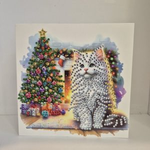 cat and tree card