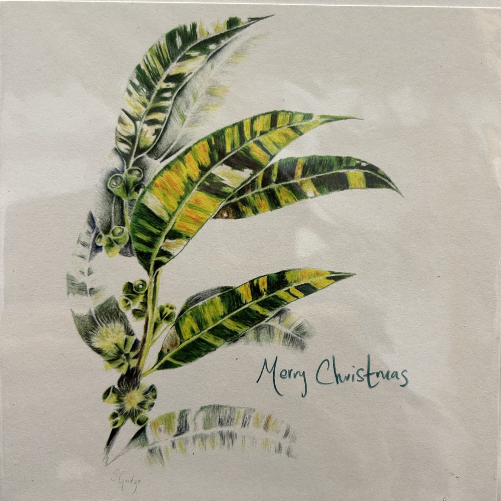 Christmas greeting card - Sandra Gudze Art