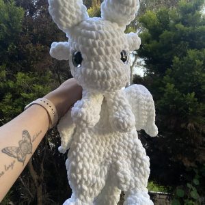 Light fury toothless crochet snuggler