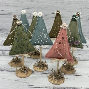 Embroidered Felt Tree