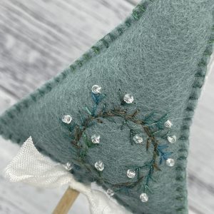 Embroidered Felt Tree