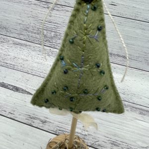 Embroidered Felt Tree