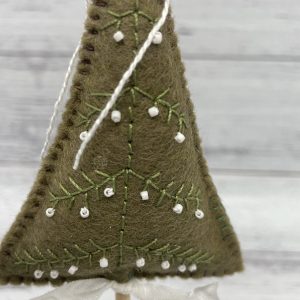 Embroidered Felt Tree