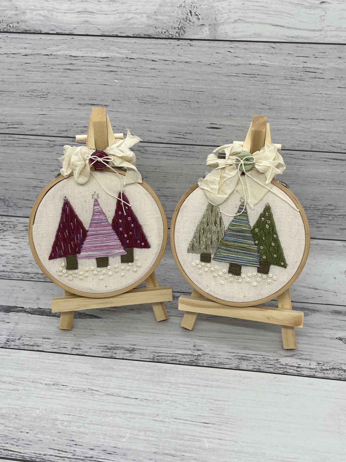 Embroidered Trees