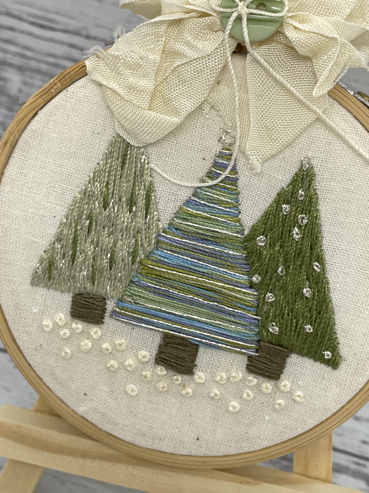Embroidered Trees