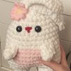 Large Chubby bunny crochet plushie