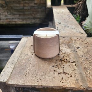Tulip Shaped Concrete Soy/Coconut Wax Candle