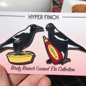 Magpie Pie Time Enamel Pin Set