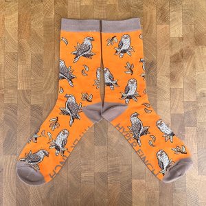 Tawny Frogmouth Socks (Orange)
