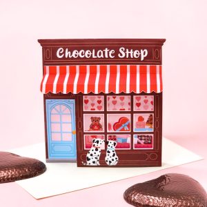 Chocolate Shop 3D Card