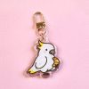 Cockatoo Acrylic Bag Charm