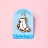 Cockatoo Eco Wood Pin Badge