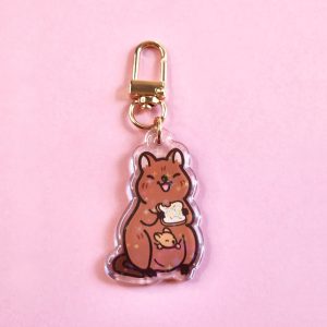Quokka Acrylic Bag Charm